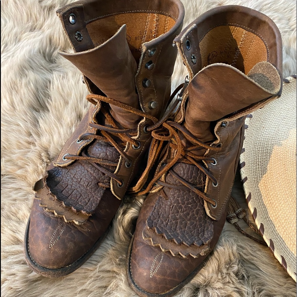 COPY - JUSTIN LACE ROPERS BOOTS Size 5C